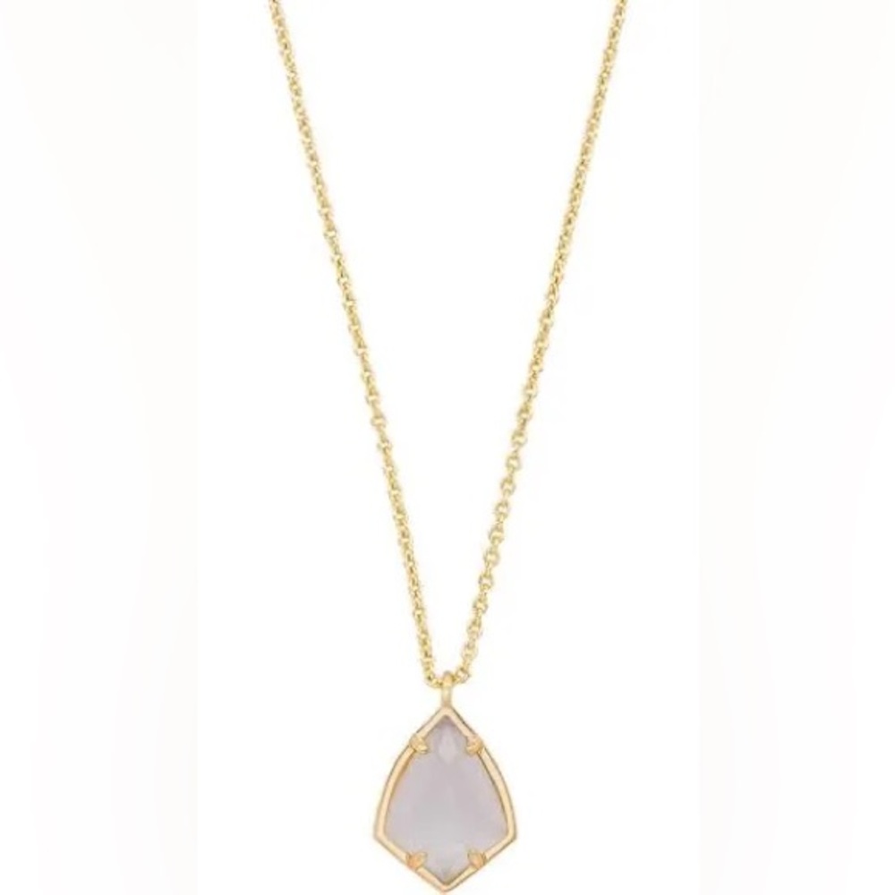 'Cory' Semiprecious Stone Pendant Necklace